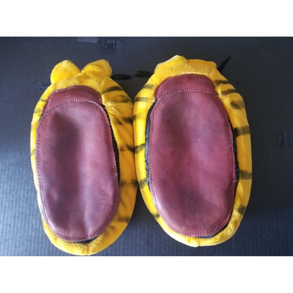 Vintage 80s 1981 Garfield cat comic cartoon house Slippers yellow M 7 8 - Picture 2 of 8